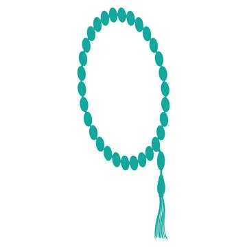 Prayer beads icon Stock Illustration