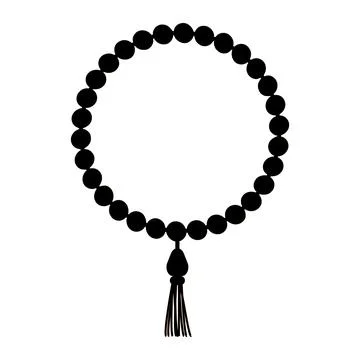Prayer beads icon Stock Illustration