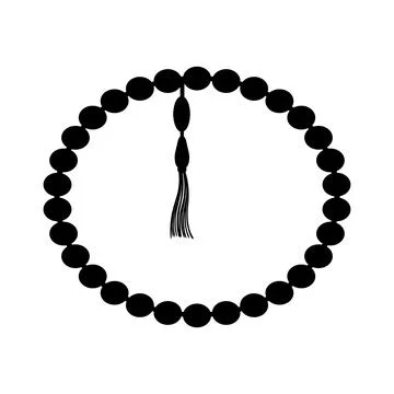 Prayer beads icon Stock Illustration