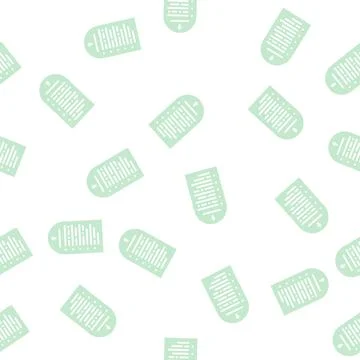 Prayer christianity glyph seamless pattern Stock Illustration