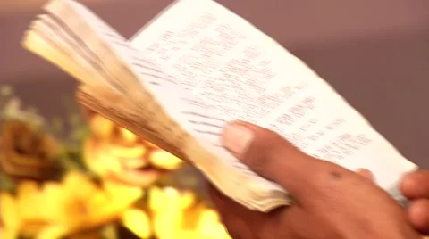 Prayer Eritrean priest Stock Footage 42943699