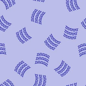 Prayer flags buddhism line seamless pattern Stock Illustration