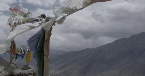Prayer Flags Video stock 82884583