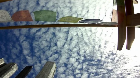 Prayer Flags 库存影片 95808323