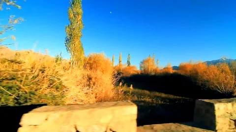 Prayer flags ladakh texture 2 Video stock 86218080