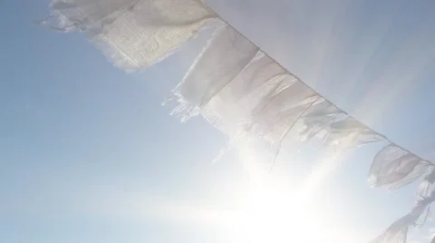 Prayer Flags No.33 Video stock 45403830