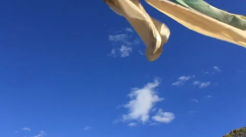 Prayer Flags No.37 Stock Footage 45404479