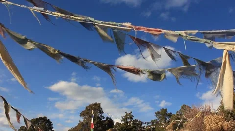 Prayer Flags No.4 Video stock 45405090