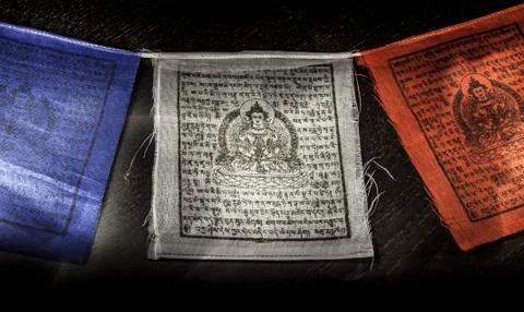 Prayer flags Stock Photos