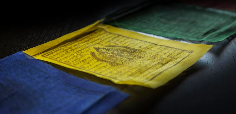 Prayer flags Stock Photos