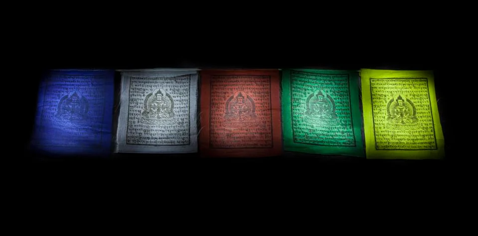 Prayer flags Stock Photos