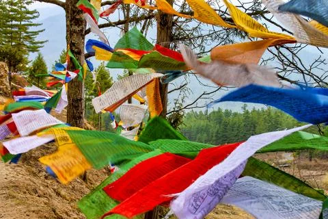 Prayer flags Stock-Fotos