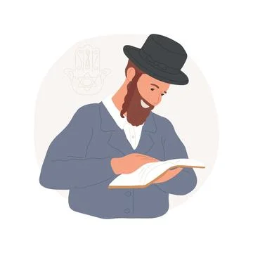 Prayer isolated cartoon vector illustration. Stock Illustration