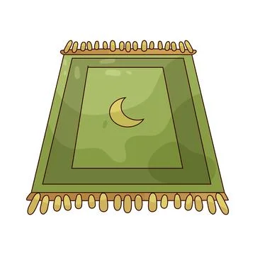 Prayer mat illustration Stock Illustration
