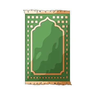Prayer mat illustration Stock Illustration