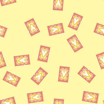 Prayer mat islam muslim vector seamless pattern Illustrazione stock