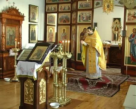 Prayer priests Stock Footage 10793908