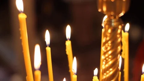 Prayer in Temple Stock Footage 79917259