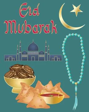 Prayer time Stock Illustration