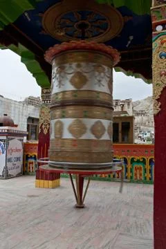 Prayer wheel Stock Photos