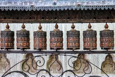 Prayer Wheels Stock Photos