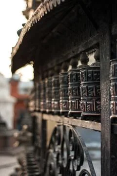 Prayer Wheels Stock Photos