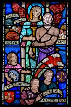 Prayer Window Foto stock