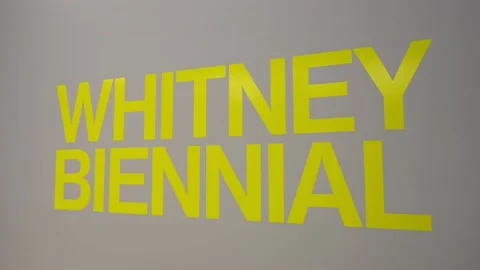 From prayers to AI to self-portraits by a blind artist: the Whitney opens its 20 Stock Footage 330089545