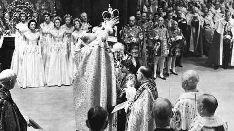 Prayers for Queen to mark coronation anniversary Stock Footage 148595636