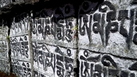 Prayers on the rocks Stock Footage 83028697