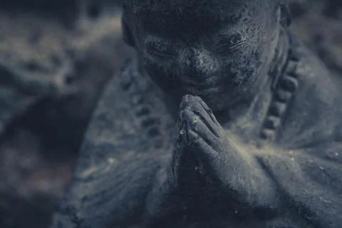 The Praying Budddha Stock Photos