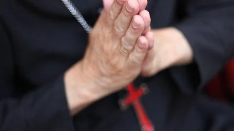 PRAYING HANDS Stock Footage 115449016