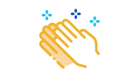 praying hands Icon Animation | Stock Video | Pond5