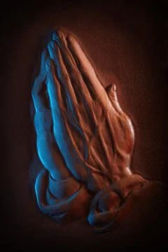Praying hands Stock Photos