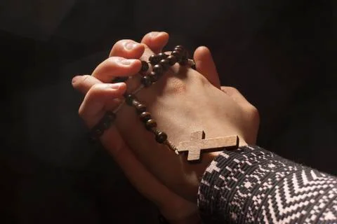 Praying hands Stock Photos