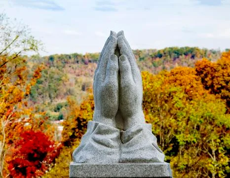 Praying hands Stock Photos