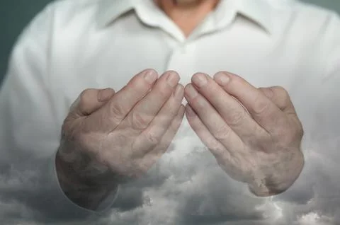 Praying for heaven Stock Photos