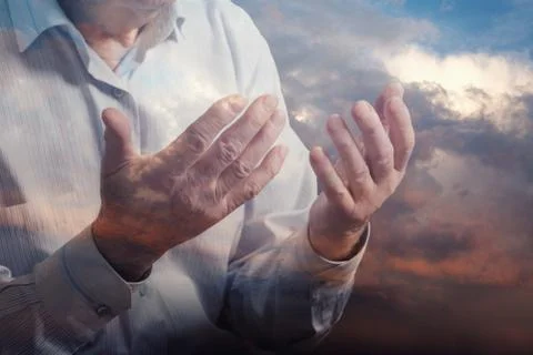 Praying for heaven Stock Photos
