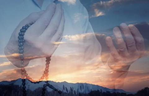 Praying for heaven Stock Photos