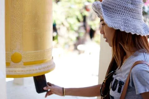 Praying Lady Stock Photos