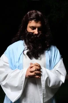 Praying man Stock Photos