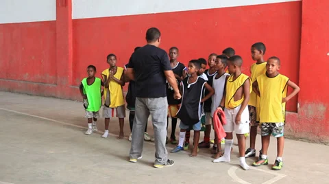 Praying before playing Stock-Footage 38332542