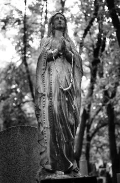 Praying statue Stock Photos