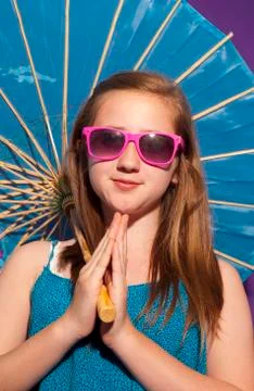 Praying for Summer Stock Photos