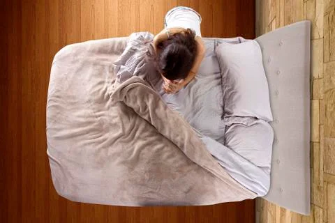 Praying Top View Stock Photos