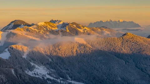 Pre alps mountains winter cold 스톡 동영상 147517301