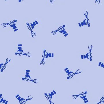 Pre assembled glyph vector seamless pattern Stock Illustration