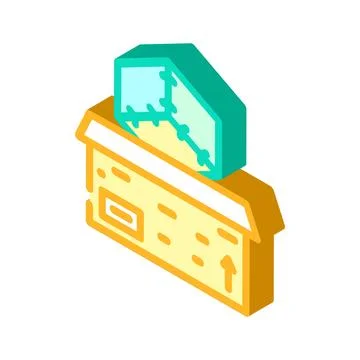 Pre assembled isometric icon vector illustration Stock Illustration