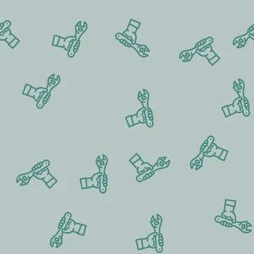 Pre assembled line vector seamless pattern 스톡 일러스트