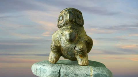 Pre-columbian whistle Stock Footage 28837320